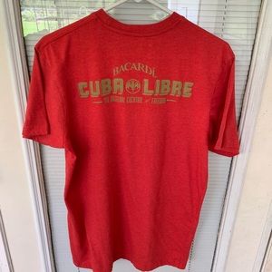 Red Bacardi shirt